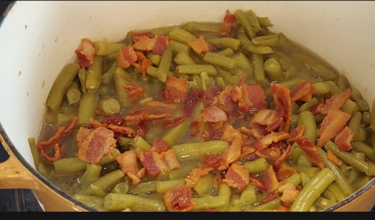 Country Style Green Beans With Bacon