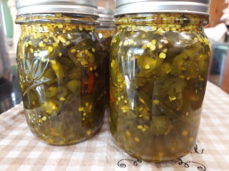 pints jars of cowboy candy